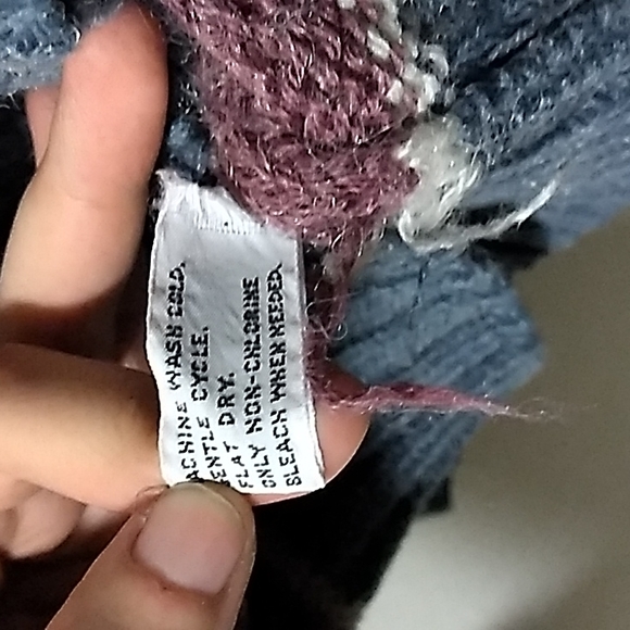 🔴 Vintage Andrew St. John Small Multicolored Sweater - Picture 3 of 5